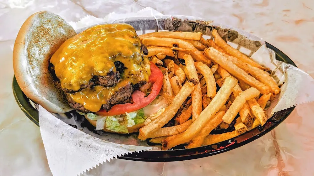 Double Cheeseburger with Fries